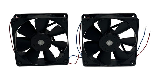 2 EBM-PAPST 4414 FM / 4414FM DC AXIAL COMPACT FANS 12-28VDC 3.2W .13A 119mm NSNP