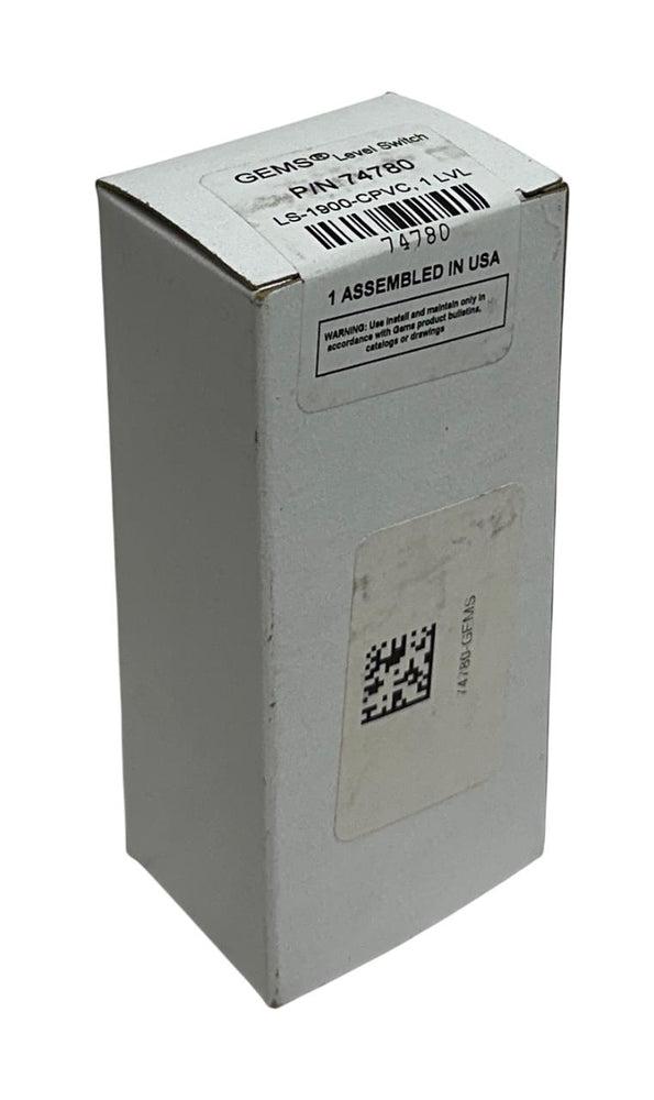GEMS LS-1900-CPVC / 74780 SINGLE-POINT LEVEL SWITCH LS-1900 SERIES 1 LVL NSMP