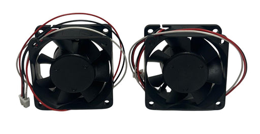 2 NMB 2410ML-05W-B79 / 2410ML05WB79 DC AXIAL FANS 24VDC 0.25A SQUARE BLACK NSNP