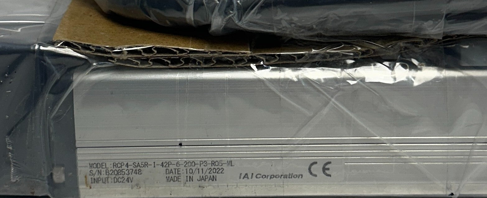 IAI RCP4-SA5R-I-42P-6-200-P3-R05-ML ROBO CYLINDER ELECTRIC ACTUATOR 200mm NSMP