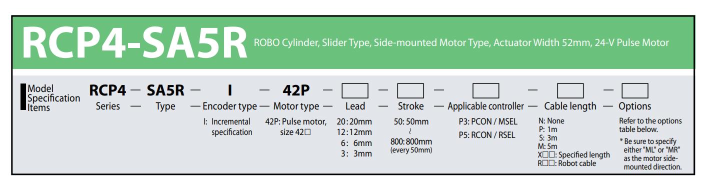 IAI RCP4-SA5R-I-42P-6-200-P3-R05-ML ROBO CYLINDER ELECTRIC ACTUATOR 200mm NSMP