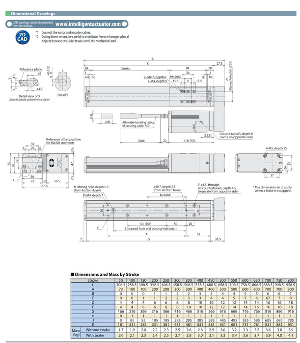 IAI RCP4-SA5R-I-42P-6-200-P3-R05-ML ROBO CYLINDER ELECTRIC ACTUATOR 200mm NSMP