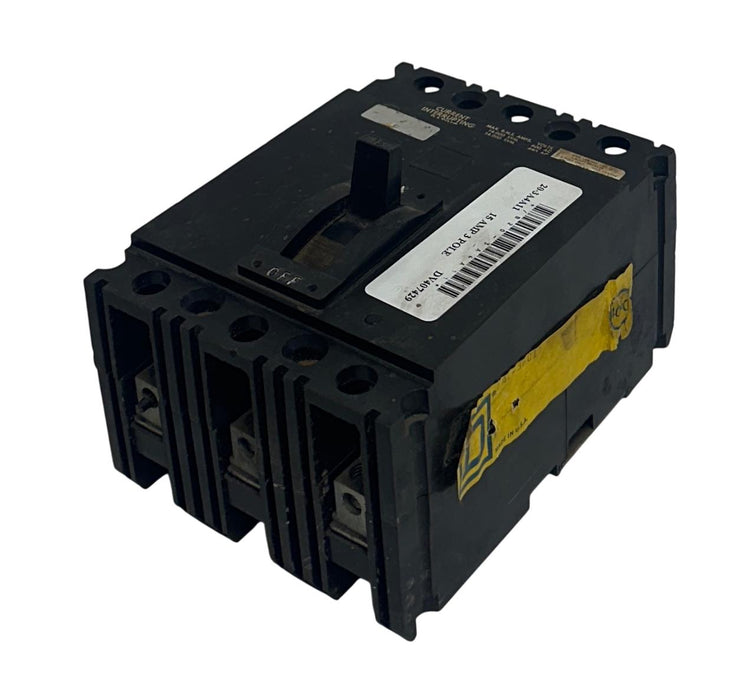 SQUARE D FAL-36015 / FAL36015 INDUSTRIAL CIRCUIT BREAKER 3-POLE 15A 600VAC USNP