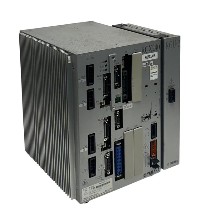YAMAHA MOTOR RCX240 ROBOT CONTROLLER 4-AXIS 200-230V 12.5A W/ RGU-2 MODULE USNP