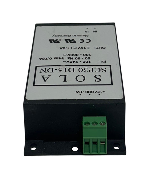 EMERSON SOLA SCP30 D15-DN / SCP30D15DN SLIM POWER SUPPLY 100-240V INPUT NSNP