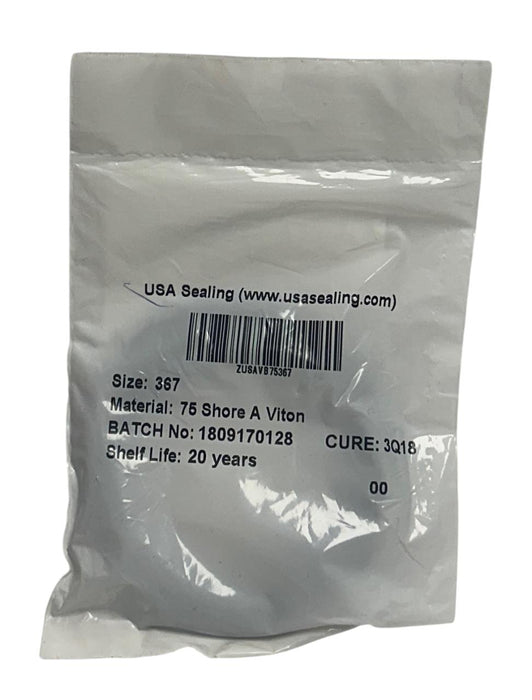 4 USA SEALING ZUSAVB75367 VITON O-RINGS DUROMETER 75 SIZE 367 OEM BROWN NSFS
