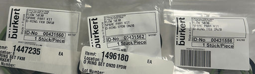 3 BURKERT FLOW S030 SPARE PART KIT O-RING FKM/EPDM 431560 / 431556 / 431562 NSMP
