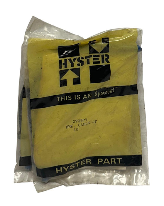2 HYSTER 320977 / HY320977 OEM BRAKE CABLES FOR FORKLIFT NSFS