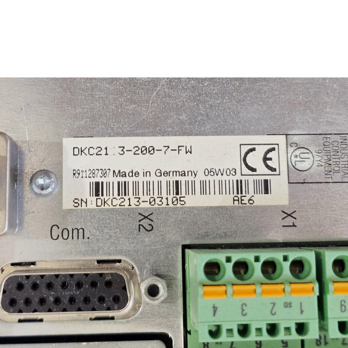 REXROTH INDRAMAT R911287307 - DKC21.3-200-7-FW EcoDrive 03 DRIVE AMPLIFIER NSMP