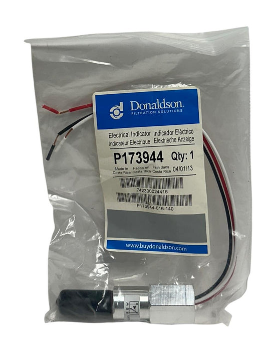 DONALDSON P173944 HYDRAULIC INDICATOR ASSEMBLY OEM ELECTRICAL 3-WIRE NSMP