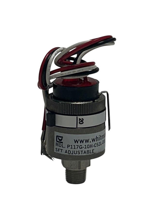 WHITMAN CONTROLS P117G-10H-C52L-DIS / P117G10HC52LDIS PRESSURE SWITCH 250V NSMP