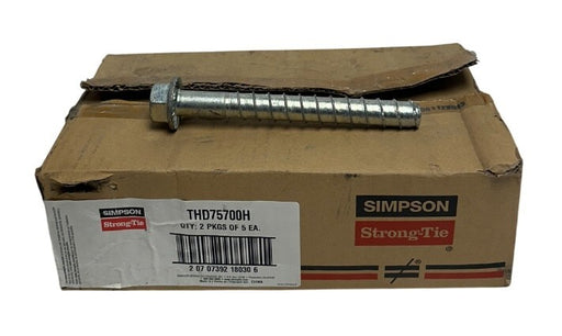 10 SIMPSON STRONG-TIE THD75700H TITEN HD CONCRETE SCREW ANCHORS 3/4''x7'' NSMP