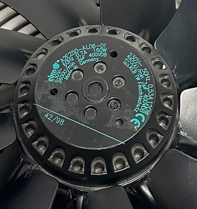 EBM-PAPST A2E250-AL06-01 / A2E250AL0601 AXIAL FAN 230V 50/60Hz 120/160W NSNP