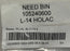 REISER HOLAC 82-3174-4 / 8231744 OEM PLUG FOR CUTTING MACHINE TMAO 10.25 NSMP