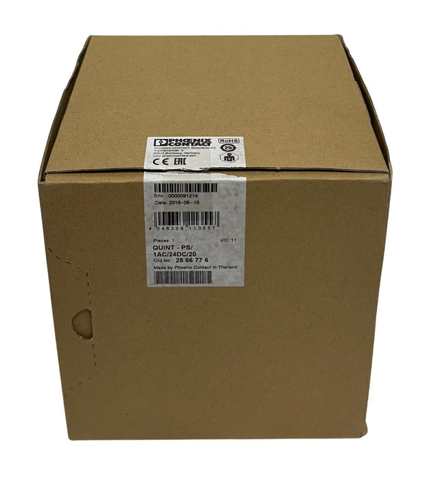 PHOENIX CONTACT QUINT-PS/1AC/24DC/20 / 2866776 QUINT POWER SUPPLY 24VDC OUT NSMP