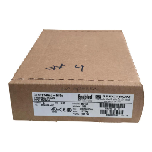 SPECTRUM CONTROLS ALLEN BRADLEY 1746sc-NI8u /A SLC 500 ANALOG INPUT MODULE NSFS