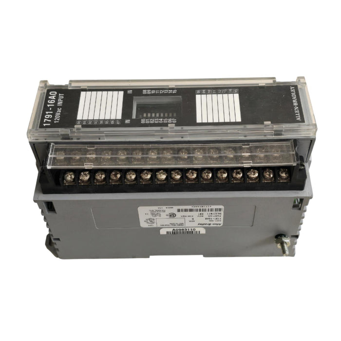 ALLEN BRADLEY 1791-16A0 /B 16-INPUT AC BLOCK I/O MODULE 120VAC 179116A0 REMAN