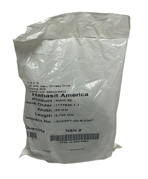 10 HABASIT AMERICA MAM-5E / MAM5E CONVEYOR BELTS W: 35mm L: 3,720mm OEM NSFS