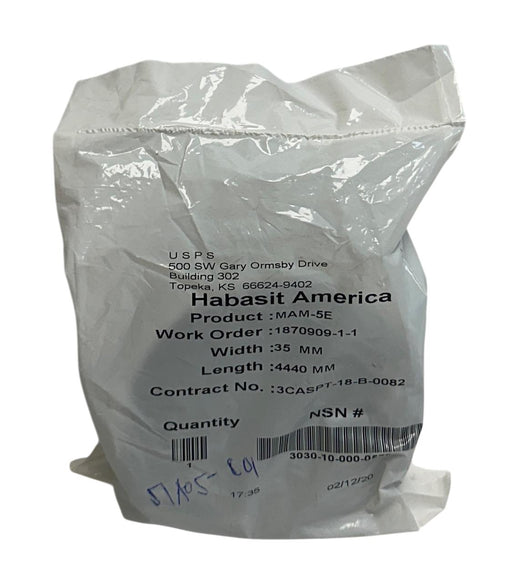 5 HABASIT AMERICA MAM-5E / MAM5E CONVEYOR BELTS W: 35mm L: 4,440mm OEM NSFS
