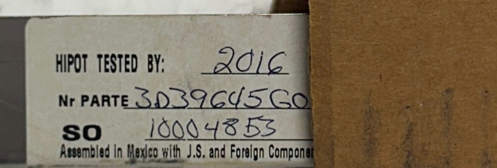 EMERSON ROSEMOUNT 3D39645G01 / OXT4A HEATER / STRUT ASSEMBLY 18'' OEM NSNP