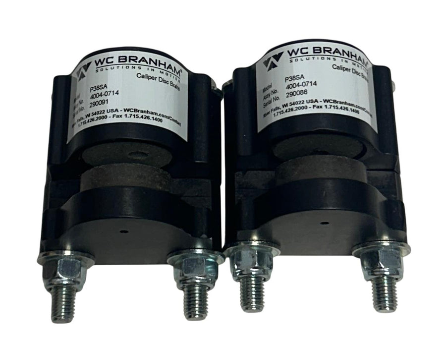 2 WC BRANHAM 4004-0714 / 40040714 CALIPER DISC BRAKES P38SA OEM NSNP