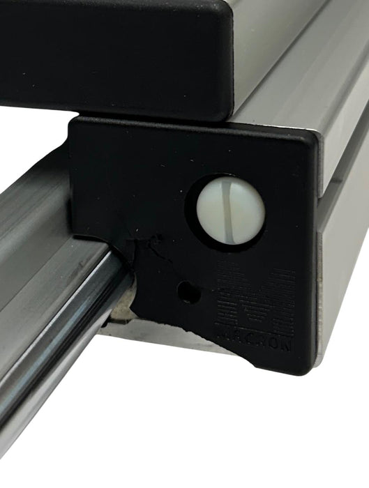 MACRON DYNAMICS 10187001 LINEAR SLIDE RAIL ACTUATOR 26'' DAMAGED PLASTIC NSNP