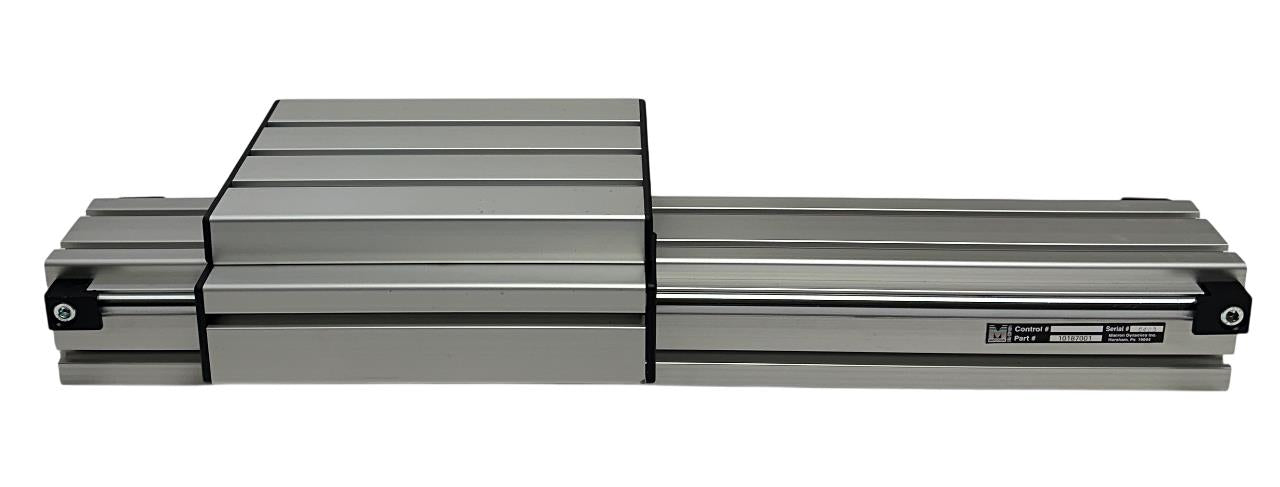 MACRON DYNAMICS 10187001 LINEAR SLIDE RAIL ACTUATOR 26'' DAMAGED PLASTIC NSNP