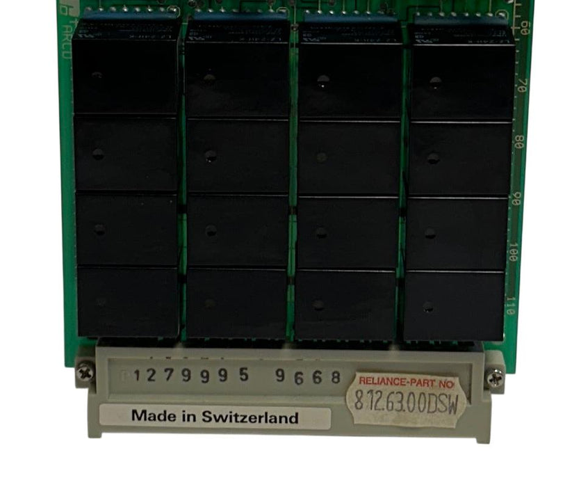 RELIANCE ELECTRIC 812.63.00 / 812.63.00DSW CONTACT RELAY OUTPUT MODULE 16PT USNP