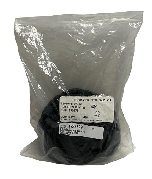 43 AAVID E300-70/2-343 / 173879 O-RINGS FDA EPDM OEM BLACK DUROMETER 70 NSMP