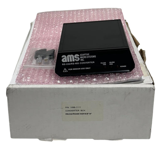 ADAPTIVE MICRO SYSTEMS AMS 1088-1111 / 10881111 RS-232/RS-485 CONVERTER BOX NSMP
