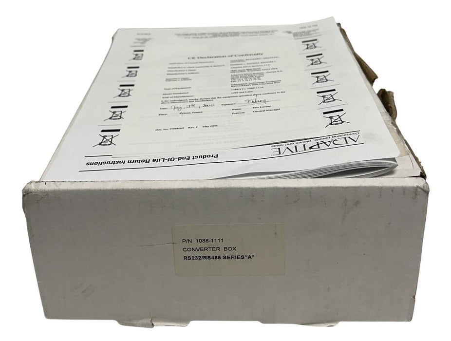 ADAPTIVE MICRO SYSTEMS AMS 1088-1111 / 10881111 RS-232/RS-485 CONVERTER BOX NSMP