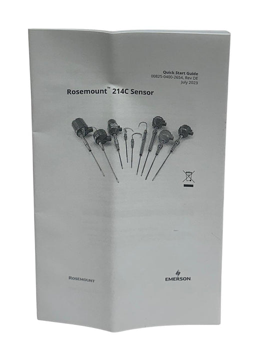 ROSEMOUNT EMERSON 214CRTSMB1S4E0212SLUAE030 / 214C RTD TEMP SENSOR 316 NSMP