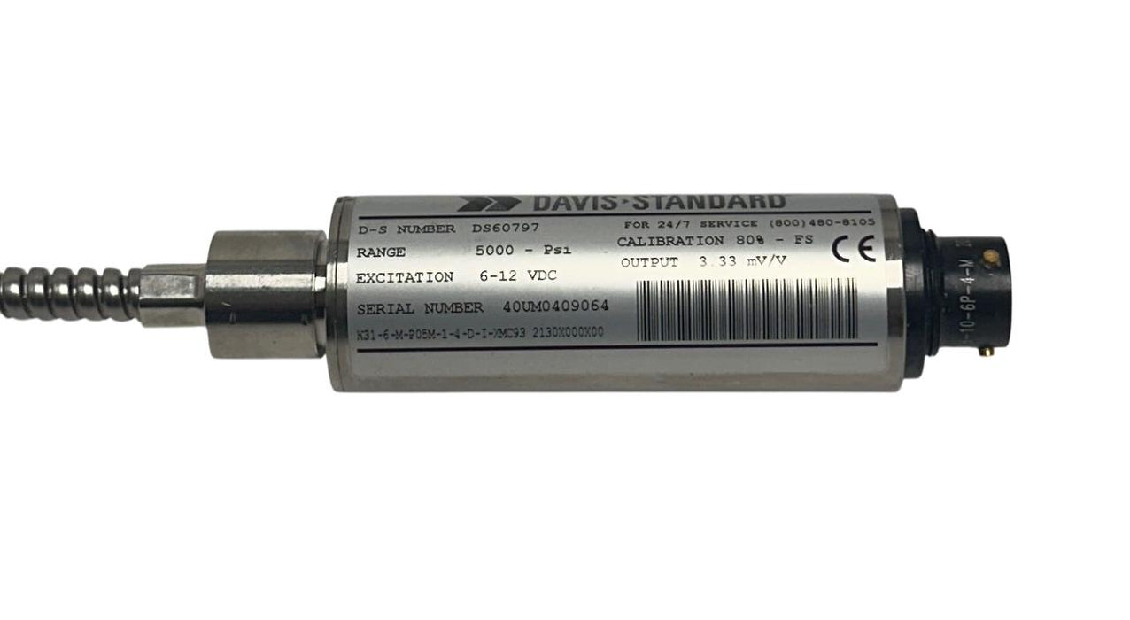 GEFRAN K31-6-M-P05M-1-4-D-I-XMC93 / DS60797 PRESSURE TRANSDUCER 5000PSI USNP
