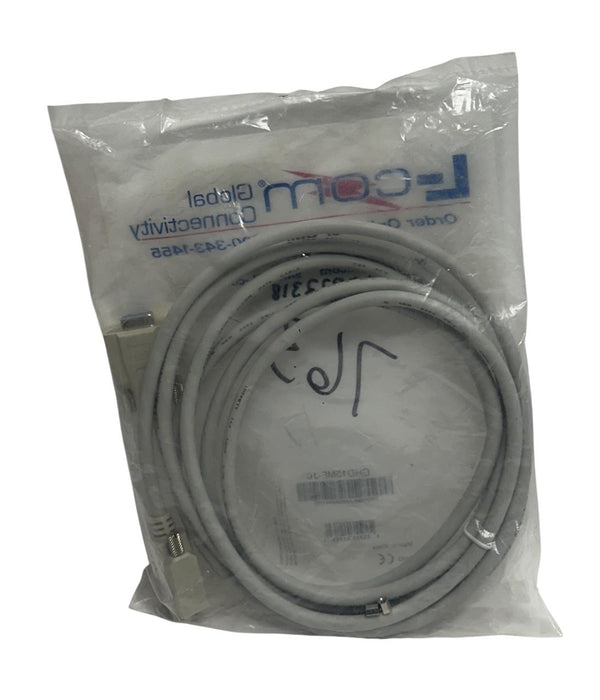 L-COM CHD15MF-10 / CHD15MF10 DELUXE MOLDED D-SUB CABLE HD15 MALE/FEMALE 10' NSFS