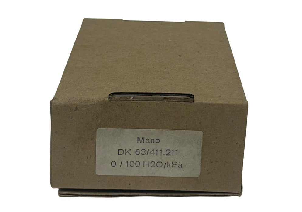 HAENNI DK 63/411.211 / DK63411211 MANO PRESSURE GAUGE 0/100 H2O/kPa OEM NSMP