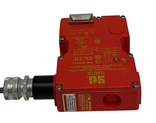 STI 44519-1080 / TL8012-S1024SM SAFETY INTERLOCK SWITCH W/ GUARD LOCKING USNP
