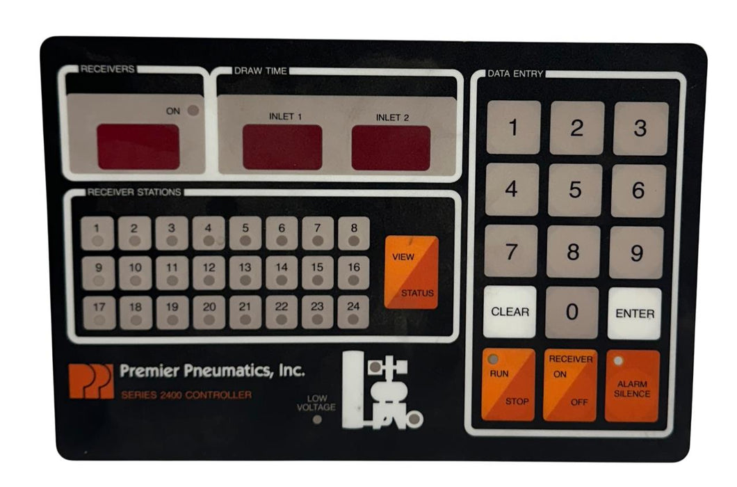 PREMIER PNEUMATICS SERIES 2400 CONTROLLER *FACEPLATE ONLY OEM NSNP