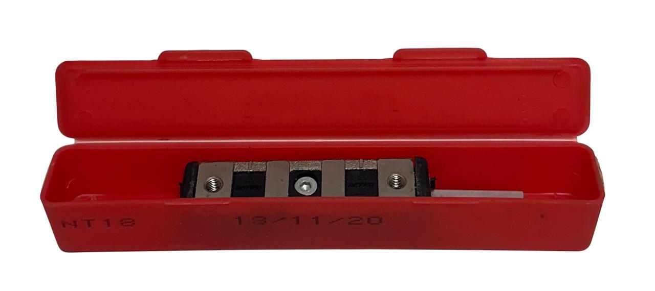 ROLLON NT18 CAM GUIDED U-SHAPED CARRIAGE RAIL 3-ROLLER 18mm NOMINAL DIAM USMP