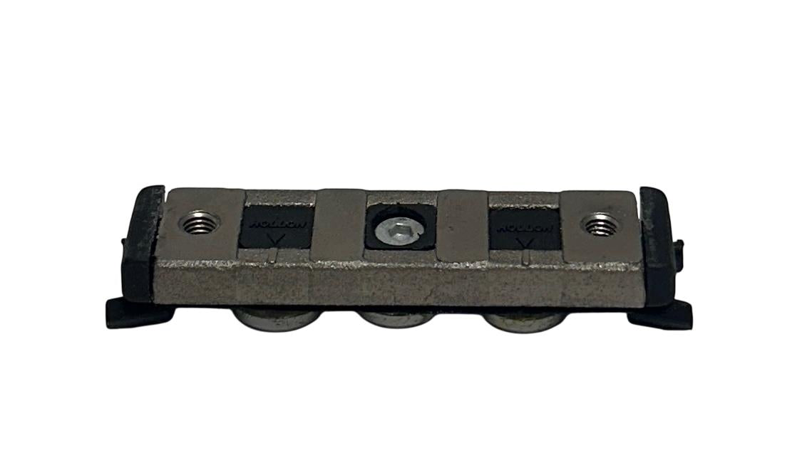 ROLLON NT18 CAM GUIDED U-SHAPED CARRIAGE RAIL 3-ROLLER 18mm NOMINAL DIAM USMP