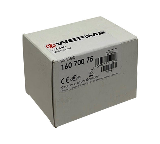 WERMA 160 700 75 / 16070075 EvoSIGNAL MINI SOUNDER / HORN 24VAC/DC OEM NSMP