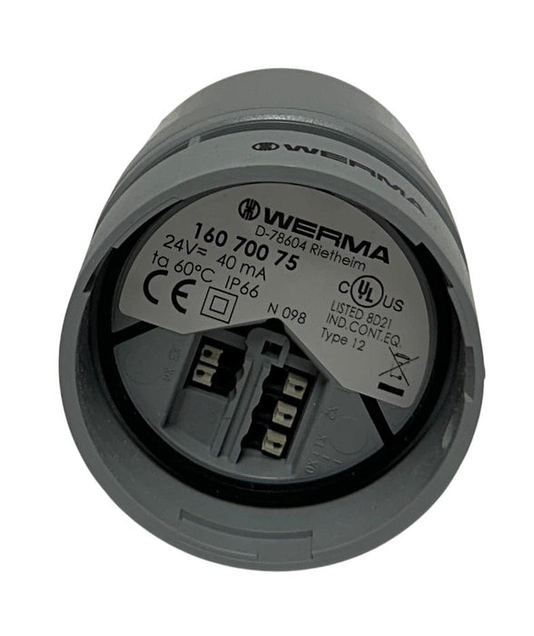 WERMA 160 700 75 / 16070075 EvoSIGNAL MINI SOUNDER / HORN 24VAC/DC OEM NSMP