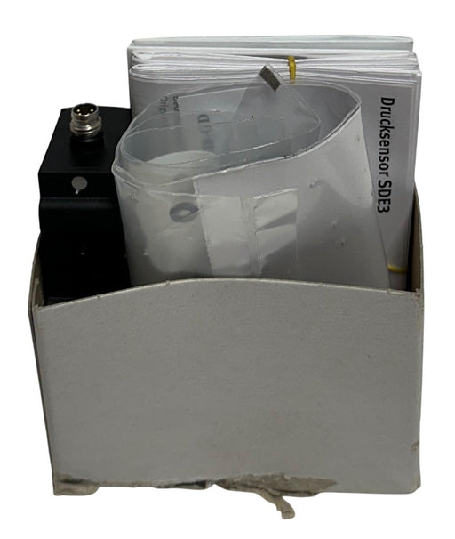 FESTO SDE3-D10S-B-WQ4-2P-M8-EX2-W / 539679 PRESSURE SENSOR W/ CABLE 541344 NSMP