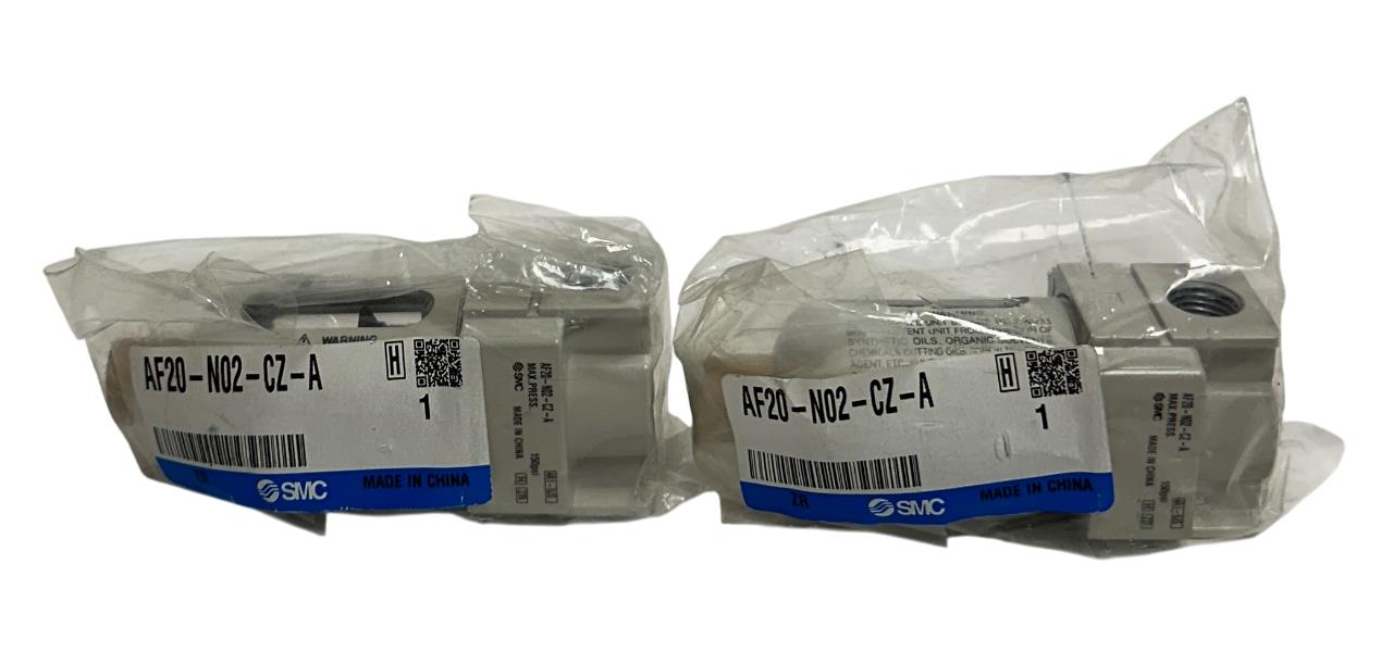 2 SMC AF20-N02-CZ-A / AF20N02CZA PNEUMATIC AIR FILTERS 1/4'' NPT NSFS