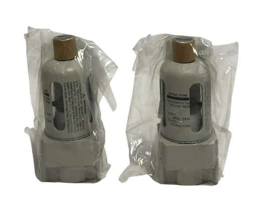 2 SMC AF20-N02-CZ-A / AF20N02CZA PNEUMATIC AIR FILTERS 1/4'' NPT NSFS