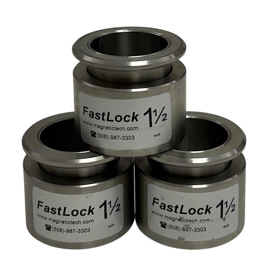 3 MAGNETIC TECH FastLock 1-1/2'' SHAFT LOCKING COLLARS QUICK-RELEASE NSNP