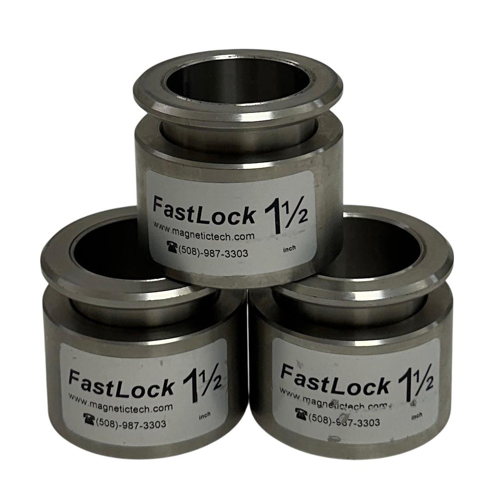 3 MAGNETIC TECH FastLock 1-1/2'' SHAFT LOCKING COLLARS QUICK-RELEASE NSNP