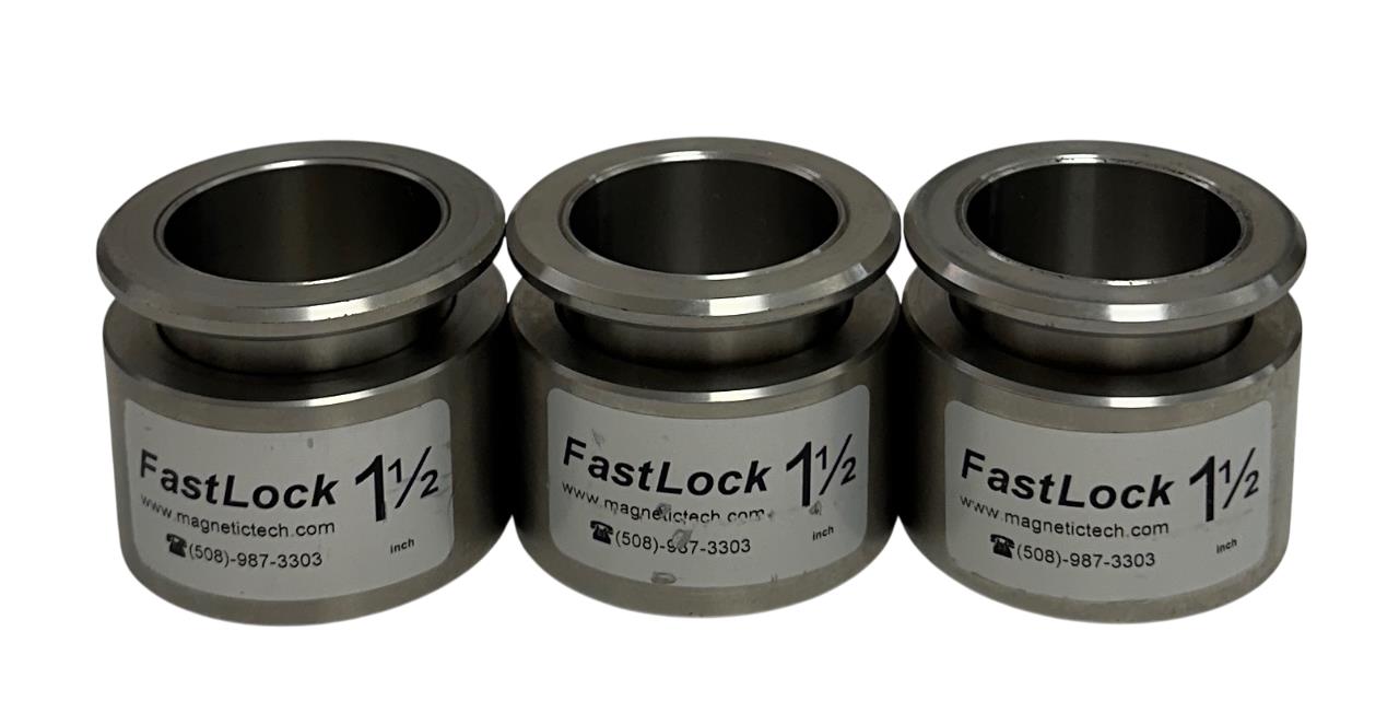 3 MAGNETIC TECH FastLock 1-1/2'' SHAFT LOCKING COLLARS QUICK-RELEASE NSNP