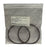 2 AAVID V708-75/2-347 / 0857927 BROWN O-RINGS 75 DUROMETER V708752347 NSMP