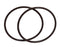 2 AAVID V708-75/2-347 / 0857927 BROWN O-RINGS 75 DUROMETER V708752347 NSMP