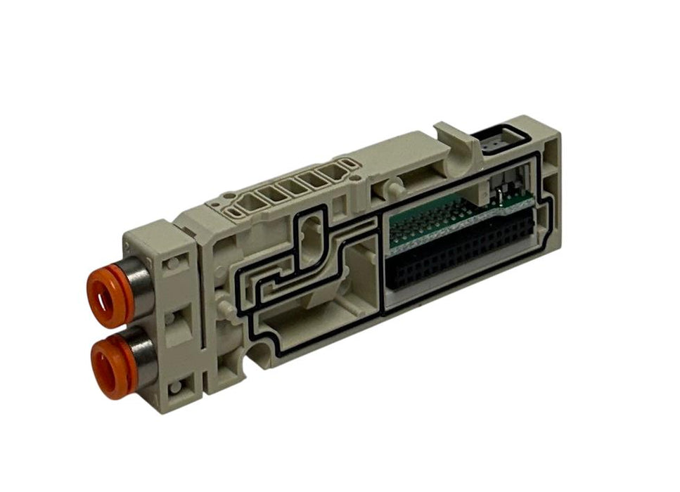 SMC SV1000-50-1A-N7 / SV1000501AN7 MANIFOLD BLOCK SS5V1 1/4'' TUBE FIT NSNP